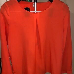 Orange blouse
